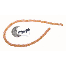 C9086 Czech Glass Rondelle MILKY PINK CELSIAN 3mm